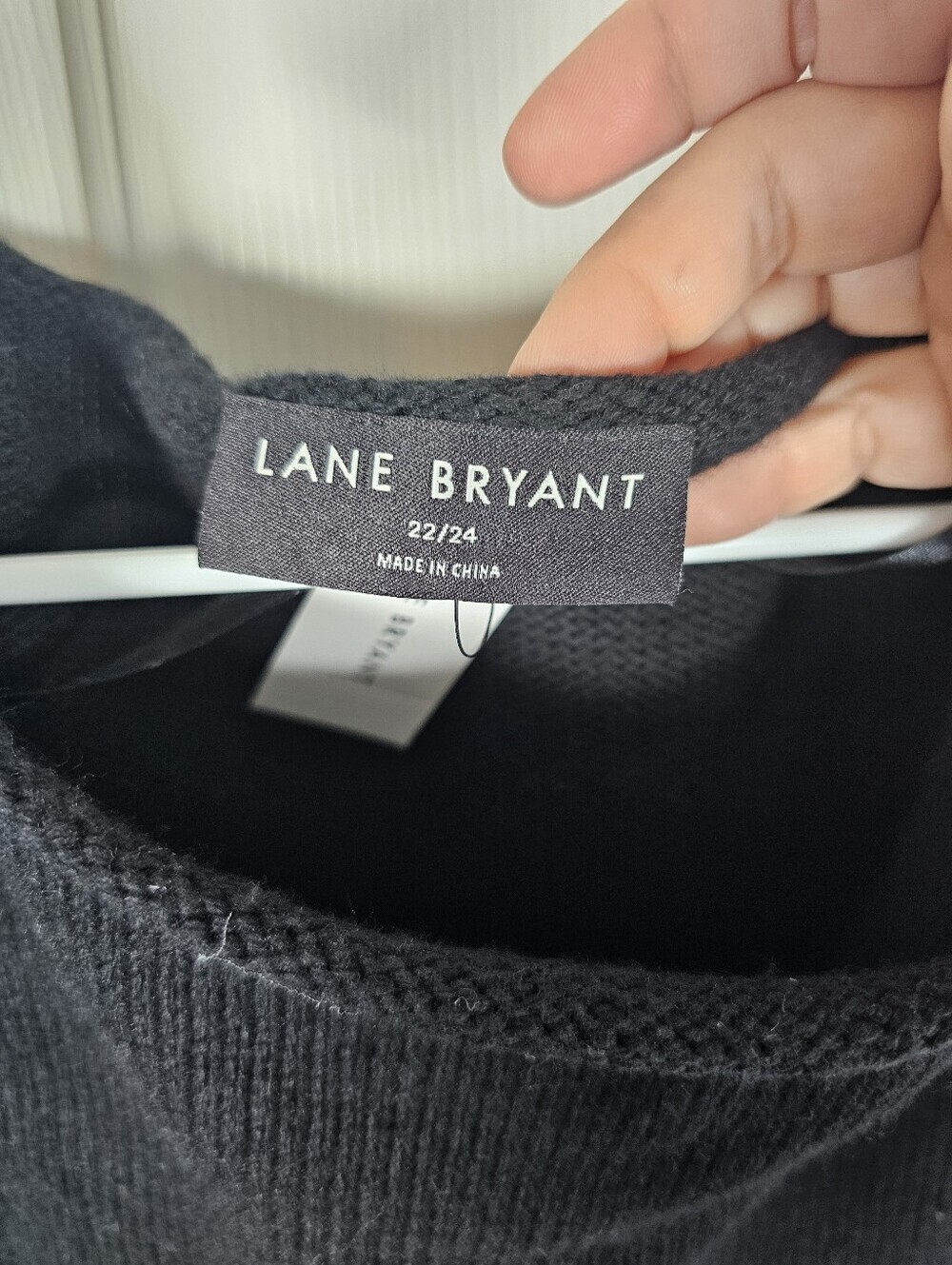 Lane Bryant NWT short-sleeve dolman Black knit top Size 22/24 - Picture 4 of 7